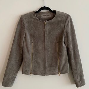 Calvin Klein Faux Suede Jacket
